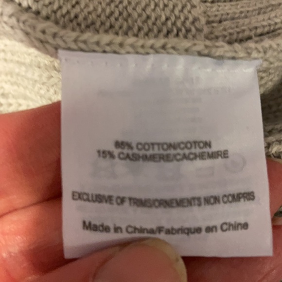 Tory Burch light gray cardigan - Picture 4 of 4